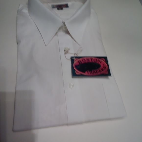 BOSTON TRADER'S MENS WHITE LONG SLEEVES DRESS SHIRT - Picture 7 of 12